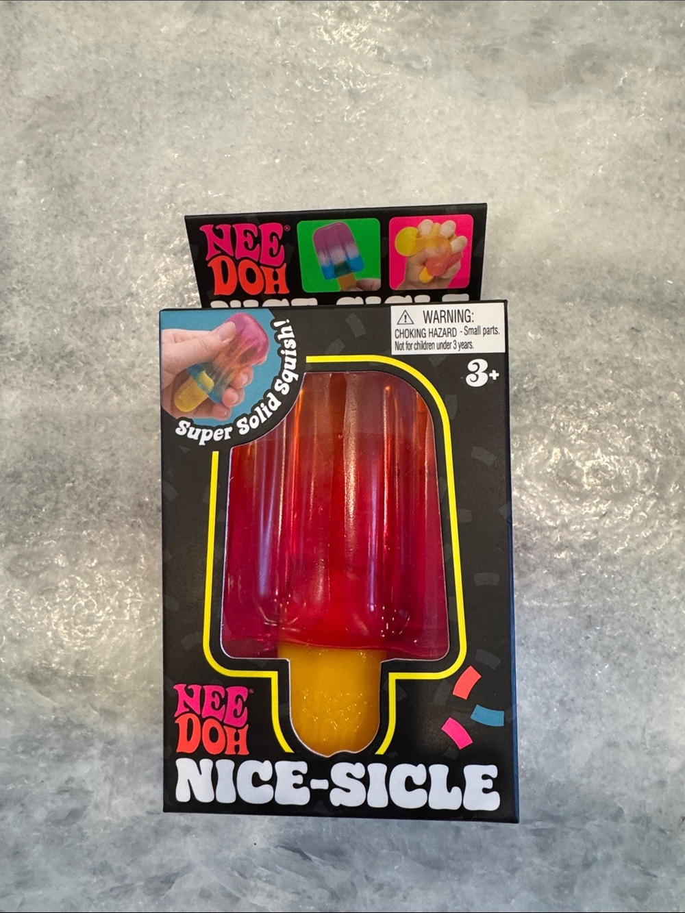 Kids Nice-Sicle Popsicle Squishy Toy - Red & Yellow